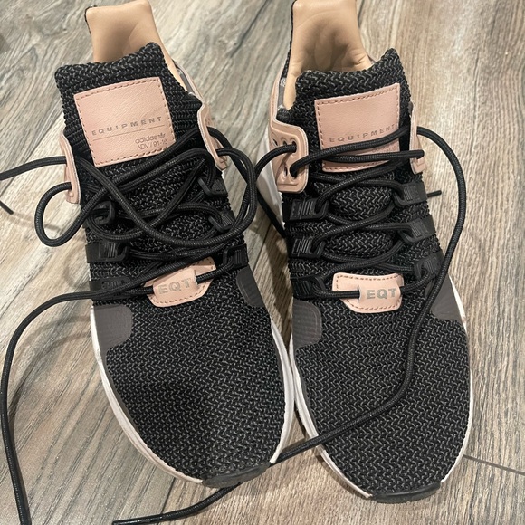 adidas Shoes - adidas x Equipment Black and Beige Athletic Shoes